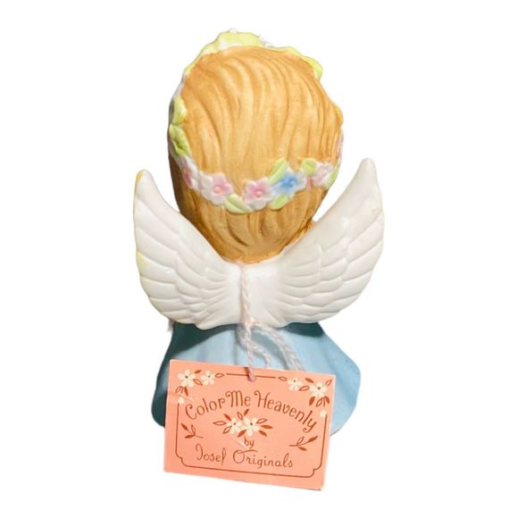 Josef Originals Angel With Harp W/Tags - Picture 2 of 4